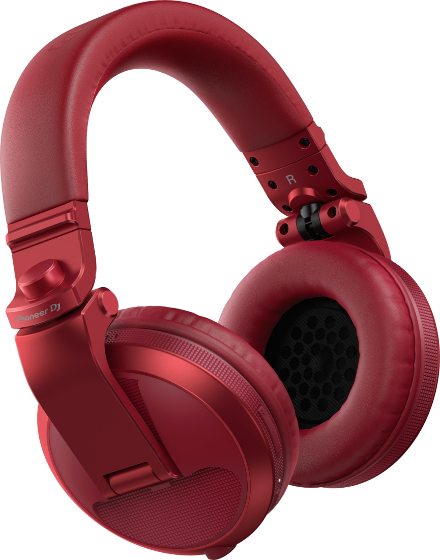HDJ-X5BT Over-Ear DJ Bluetooth Headphones - Red