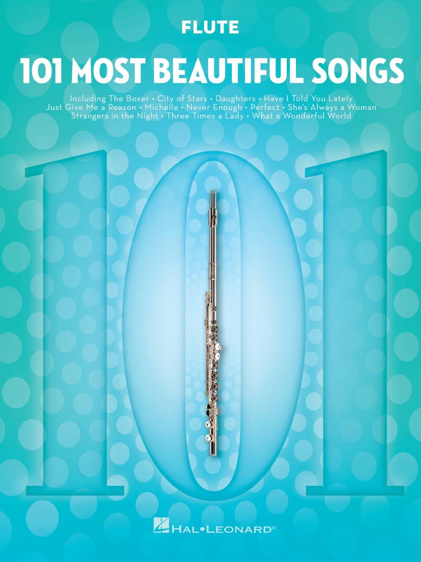 101 Most Beautiful Songs - Flte - Livre