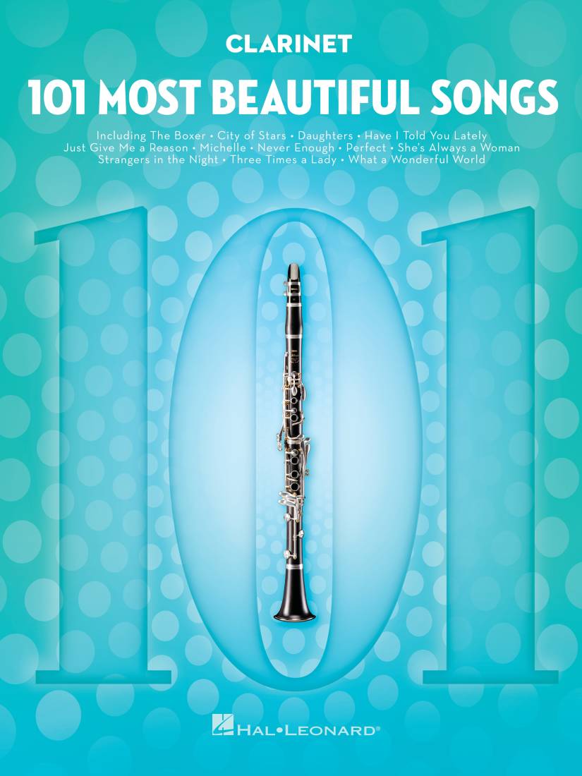 101 Most Beautiful Songs - Clarinet - Book