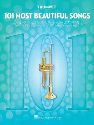 Hal Leonard - 101 Most Beautiful Songs - Trumpet - Book