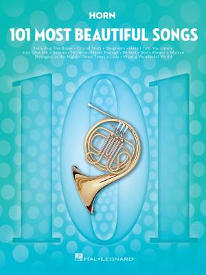 Hal Leonard - 101 Most Beautiful Songs - Horn - Book