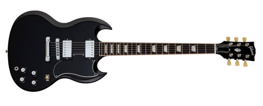 Gibson 2013 SG Standard - Ebony Finish - Chrome Hardware | Long