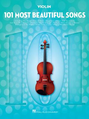 Hal Leonard - 101 Most Beautiful Songs - Violin - Book