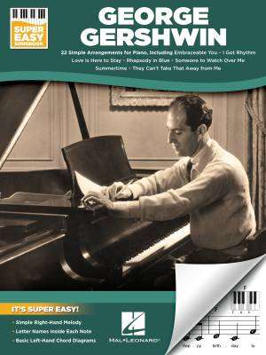 Hal Leonard - George Gershwin: Super Easy Songbook - Piano - Book