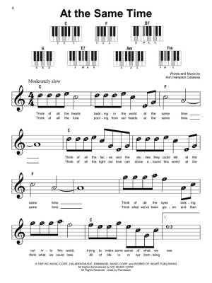 Lean on Me (Songs of Unity, Courage & Hope): Super Easy Songbook - Easy Piano - Book