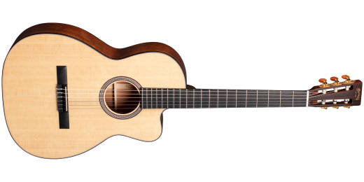  TARIO 39 Inch Electric cutaway Classical Guitar Full Size Acoustic  Guitar Thin body Spruce top Mahogany back and sides Okoume neck laurel  fingerboard : Musical Instruments