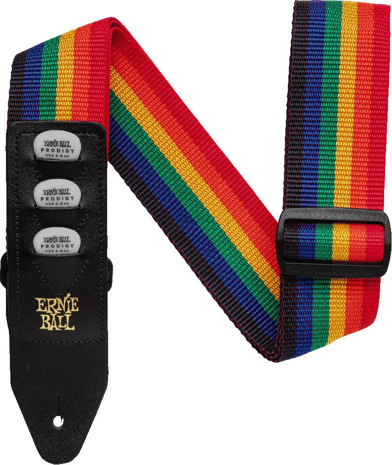 2\'\' Pickholder Strap - Rainbow