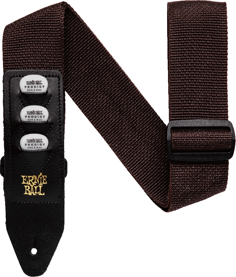 2\'\' Pickholder Strap - Brown