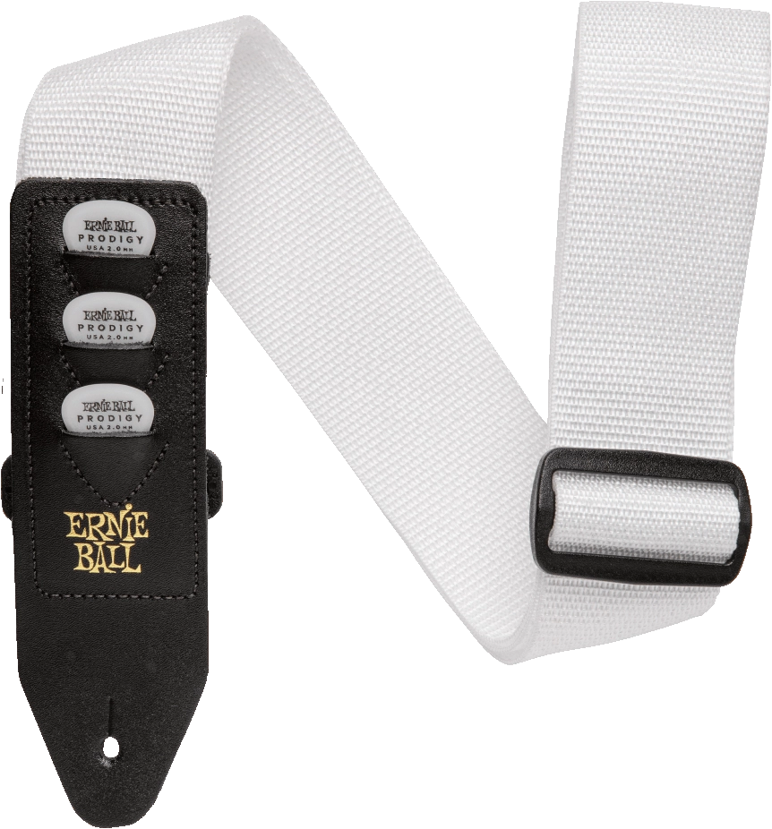 2\'\' Pickholder Strap - White