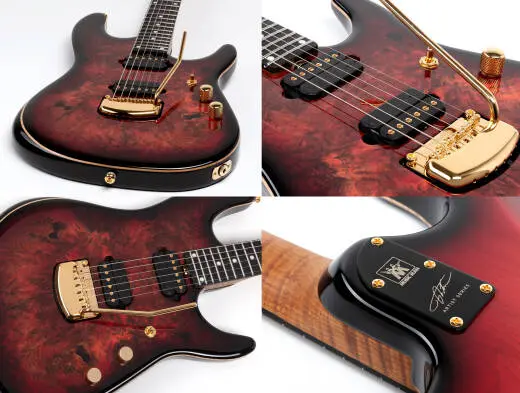 BFR Jason Richardson 6-String Cutlass Electric Guitar - Rorschach Red