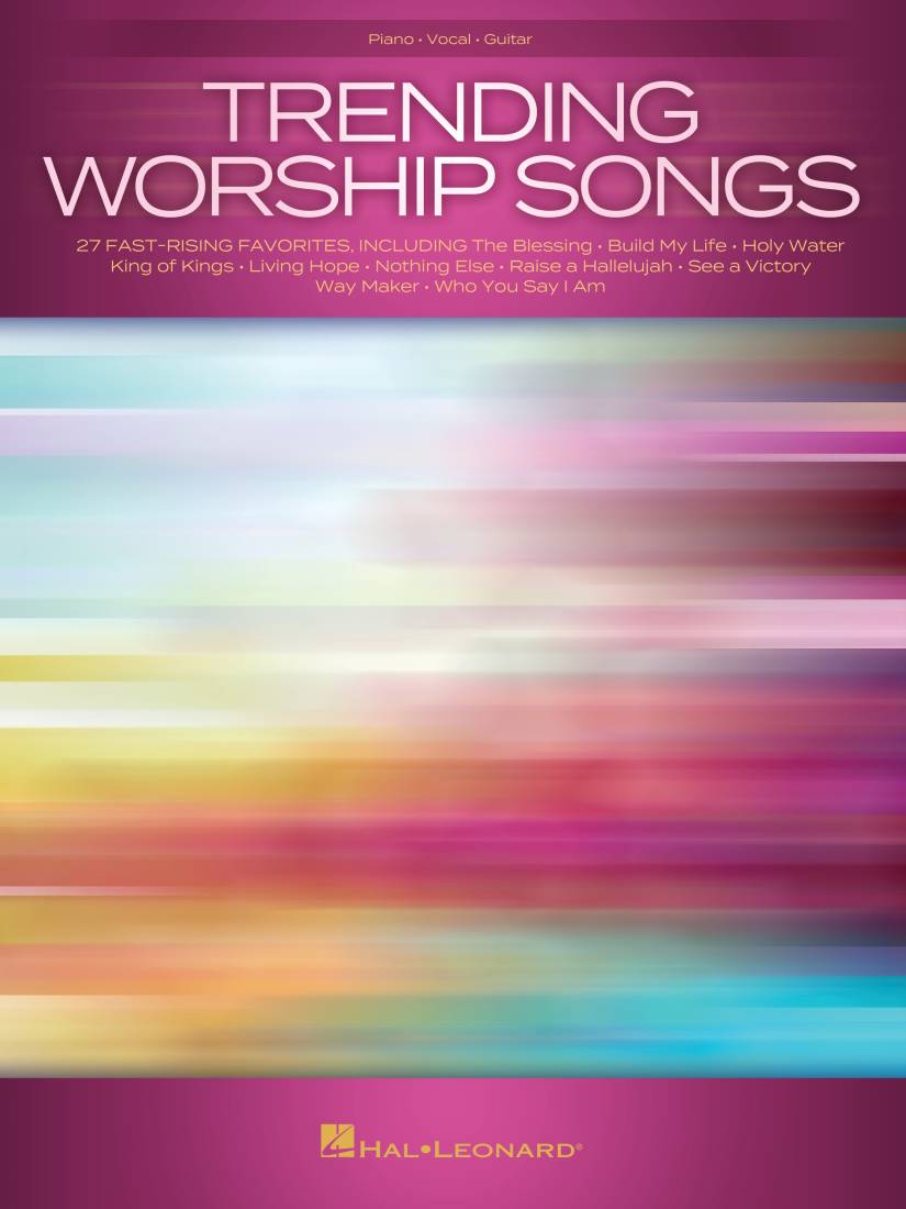 Trending Worship Songs - Piano/Vocal/Guitar - Book