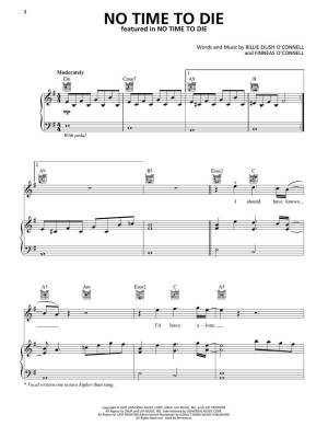 No Time to Die - Eilish - Piano/Vocal/Guitar - Sheet Music
