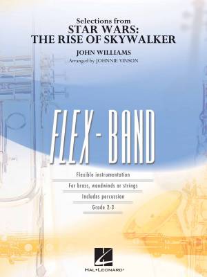 Hal Leonard - Selections from Star Wars: The Rise of Skywalker - Williams/Vinson - Concert Band (Flex-Band) - Gr. 3
