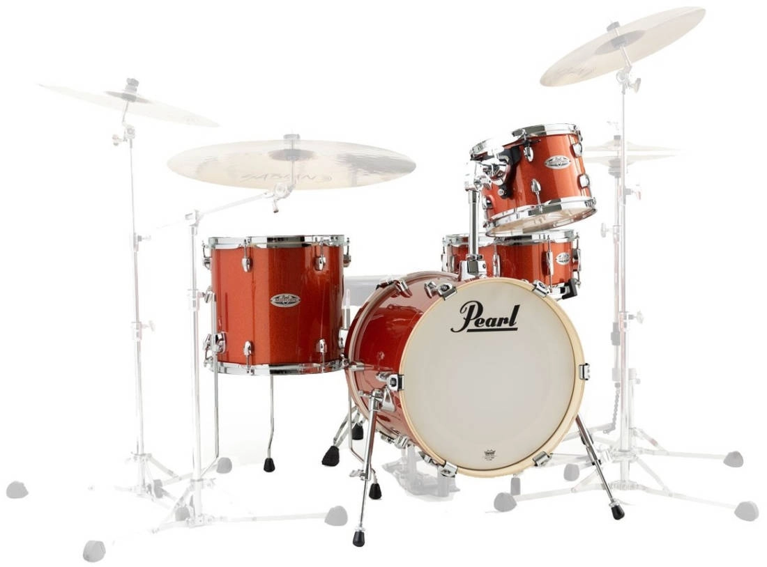Midtown Series 4-Piece Shell Pack (16,10,13,SD) - Orange Crush