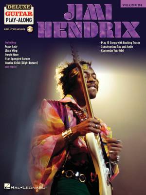 Hal Leonard - Jimi Hendrix: Deluxe Guitar Play-Along Volume 24 - Guitar TAB - Book/Audio Online