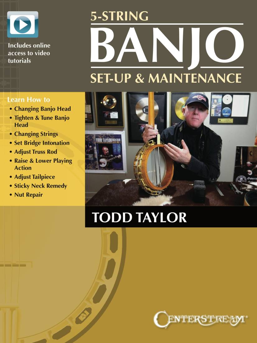 5-String Banjo Setup & Maintenance - Taylor - Banjo - Book/Video Online