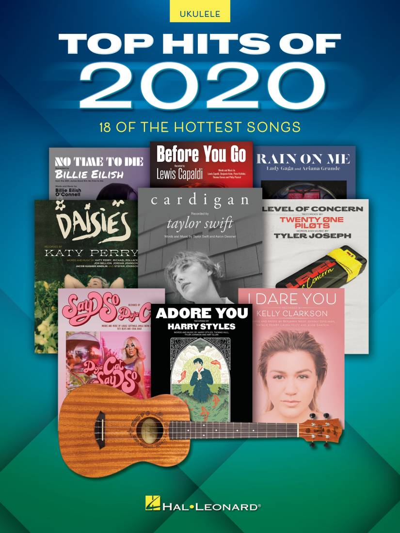Top Hits of 2020: 18 of the Hottest Songs - Ukulele - Book
