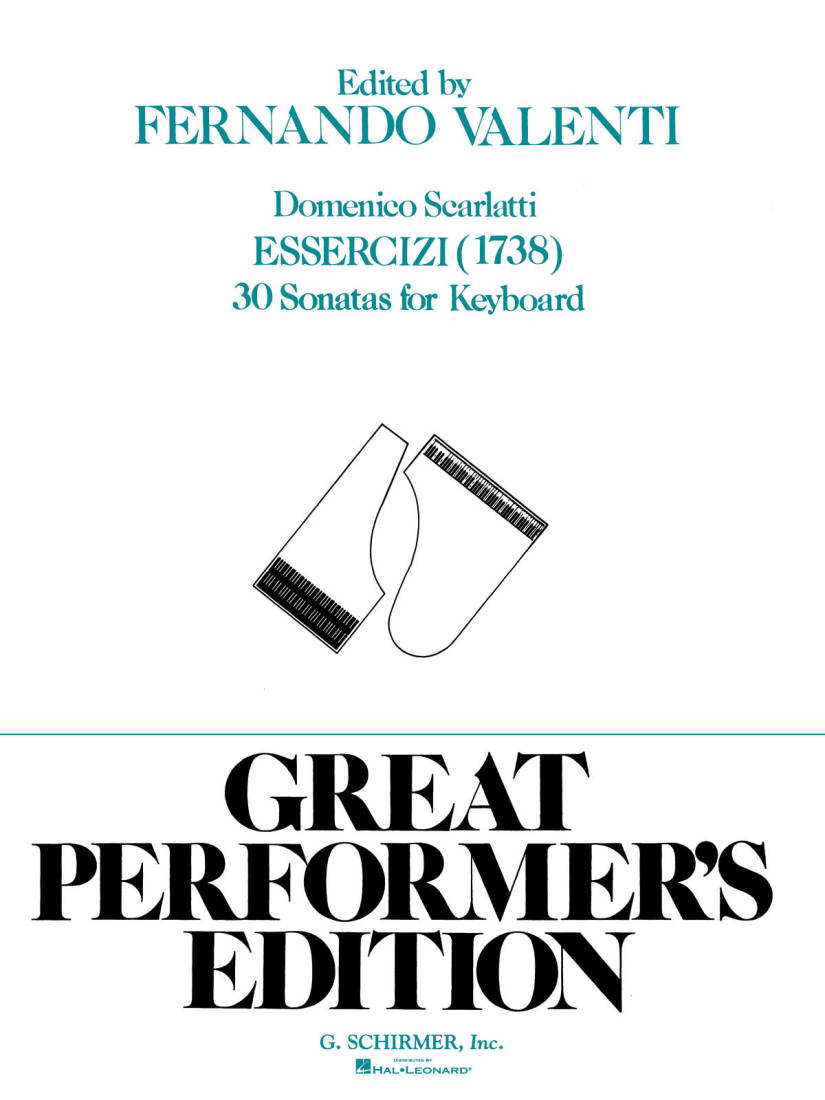 Essercizi: 30 Sonatas (Great Performer\'s Edition) - Scarlatti/Valenti - Piano - Book