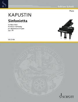 Schott - Sinfonietta Op. 49 - Kapustin - Piano Duet (1 Piano, 4 Hands)
