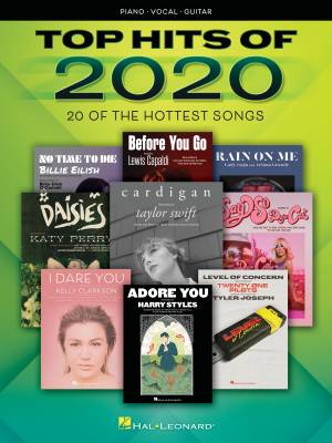 Hal Leonard - Top Hits of 2020: 20 of the Hottest Songs - Piano/Vocal/Guitar - Book