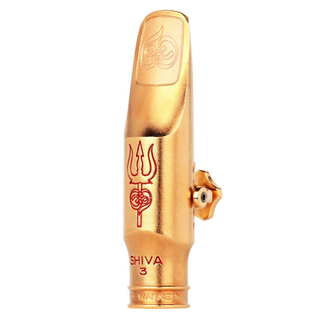 Shiva 3 Gold Tenor Saxophone Mouthpiece - 8