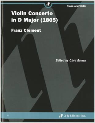 A R Editions  Inc. - Violin Concerto in D Major (1805) - Clement/Brown - Violin/Piano