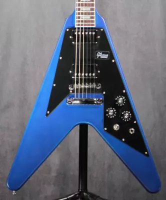 Flying V 70s Blue Mist Satin