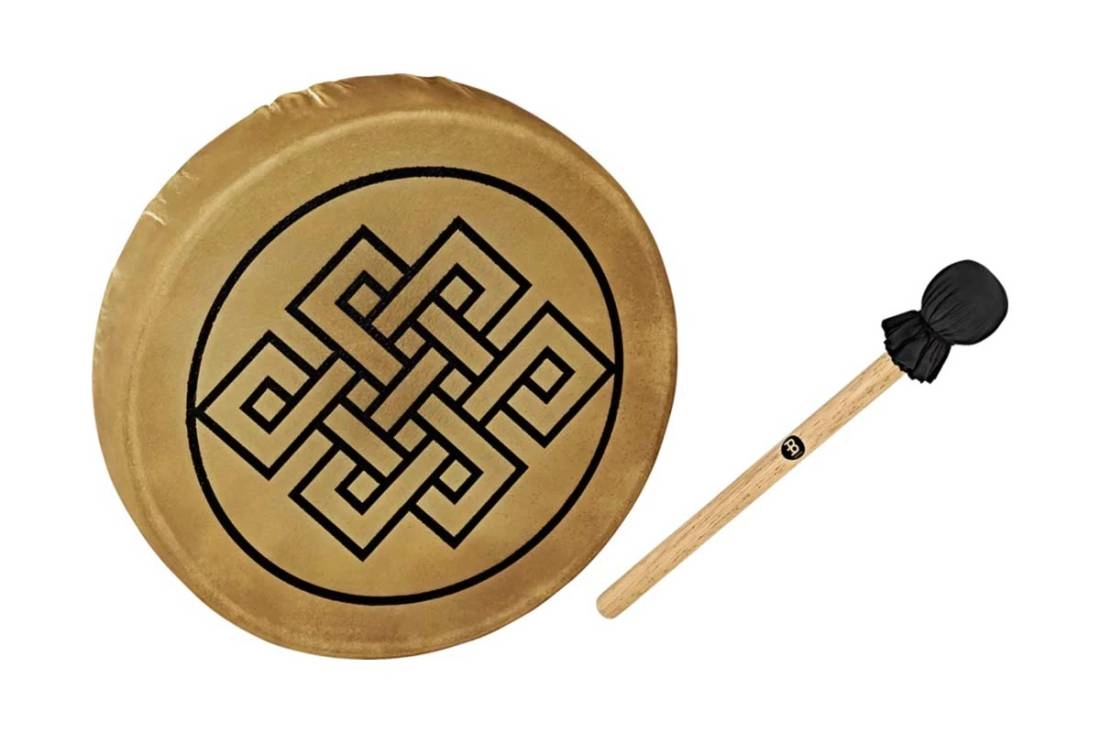 Native American-Style Hoop Drum - 15\'\' Endless Knot