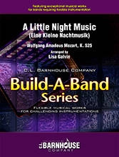 C.L. Barnhouse - A Little Night Music (Eine Kleine Nachtmusik) - Mozart/Galvin - Concert Band (Flex) - Gr. 3.5