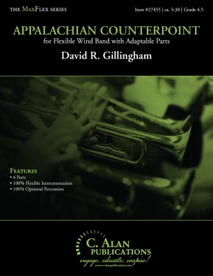 C. Alan Publications - Appalachian Counterpoint - Gillingham - Concert Band (Flex) - Gr. 5