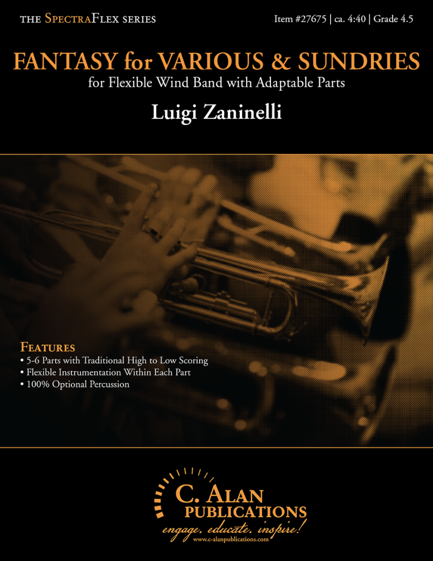 Fantasy for Various & Sundries - Zaninelli - Concert Band (Flex) - Gr. 4.5