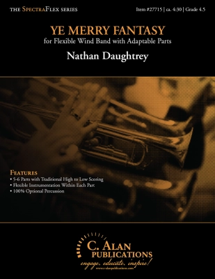 C. Alan Publications - Ye Merry Fantasy -  Daughtrey - Concert Band (Flex) - Gr. 4.5