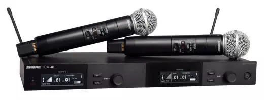 Shure - SLXD24D/SM58 Dual Wireless System with 2 SLXD2/58 Handheld Transmitters - G58