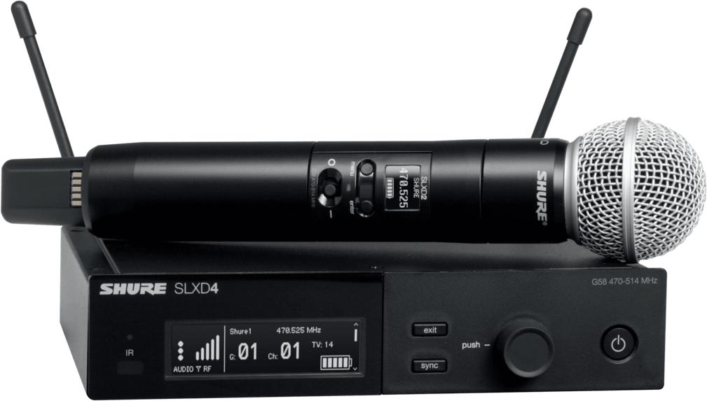 SLXD24/SM58 Wireless System with SM58 Handheld Transmitter - G58