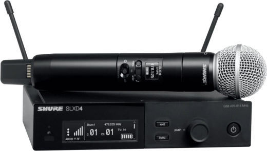 Shure - SLXD24/SM58 Wireless System with SM58 Handheld Transmitter - G58