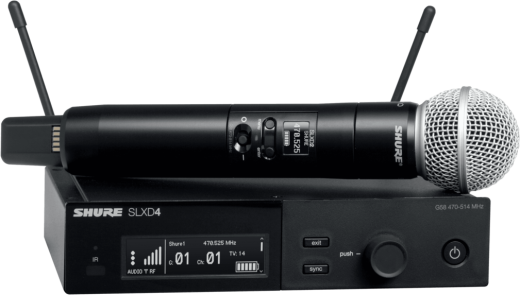 Shure - Systme sans fil SLXD24/SM58 avec metteur portatif SM58 - H55