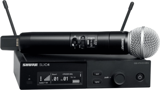 SLXD24/SM58 Wireless System with SM58 Handheld Transmitter - J52