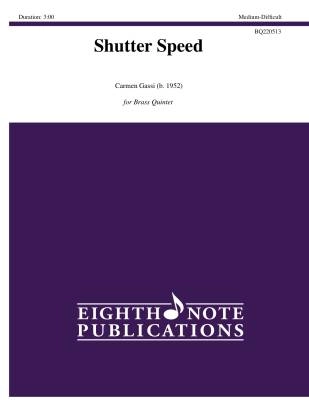 Eighth Note Publications - Shutter Speed - Gassi - Brass Quintet - Gr. Medium-Difficult