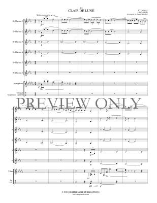 Clair de Lune - Debussy/Marlatt - Clarinet Ensemble/Percussion - Gr. Medium-Difficult