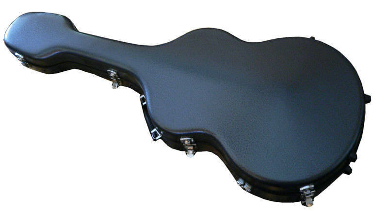 Fiberglass Dreadnought Guitar Case - Black