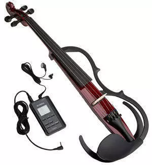 Silent Practice Plus Violin (Wine Red)