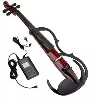 Silent Practice Plus Violin (Wine Red)
