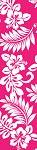 Hawaiian Design Ukulele Strap 1 inch - Pink