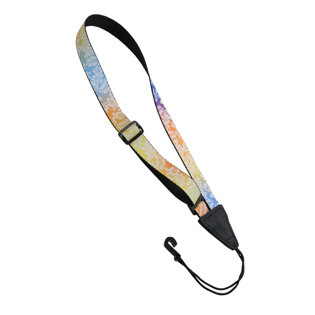 Hawaiian Design Ukulele Strap 1 inch - Multi-Colour