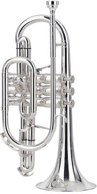 Sovereign Bb Silver Plated Cornet