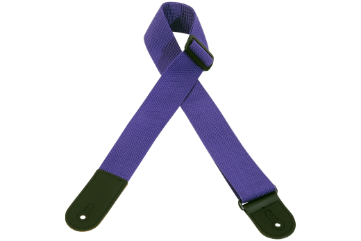 Levys - Courroie de guitare en polypropylne avec extrmits en polyester (violet)