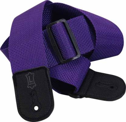 Polypropylene Guitar Strap with Polyester Ends - Purple XL
