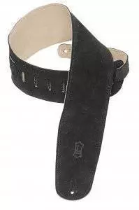 3 1/2 Inch Suede Strap - Black