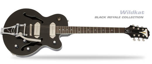 Epiphone Wild Kat Royale In Black - Limited Edition