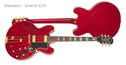 Epiphone '62 Sheraton 50th Anniversary In Cherry - Ltd